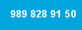 989 828 91 50